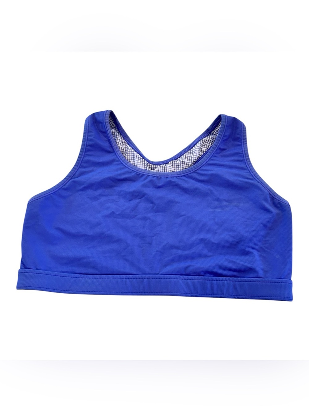 blue Brooks racerback sports bra